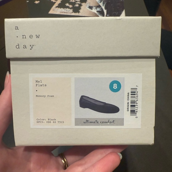 Mesh Ballet Flats with Memory Foam Insole - Picture 5 of 6